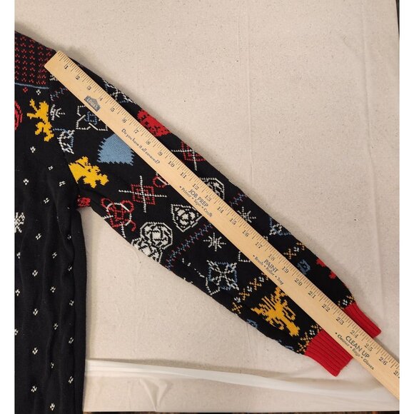 Game Of Thrones Ugly Holiday Sweater Joy To The Realm Westeros NY Laundry XL EUC - Picture 11 of 12